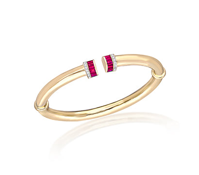 Diamond and Ruby bracelet